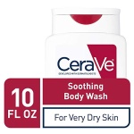 CeraVe Soothing Body Wash for Dry Skin | Shower Oil for Sensitive, Dry, Itchy, and Eczema-Prone Skin | Fragrance Free & Paraben Free & Sulfate Free | 10 oz - Image 7