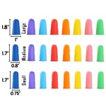 Mr. Pen- Hot Glue Gun Finger Protectors, 24 pcs, Silicone Finger Protectors, Finger Protectors, Finger Protectors for Hot Glue, Silicone Thimble, Hot Glue Finger Protectors, Finger Guard - Image 8