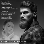 O Naturals Activated Charcoal Mens Body Scrub, Dead Sea Salt Scrub for Men, Anti-Aging Mens Skin Care, Charcoal Natural Body Exfoliating Scrub, Mens Face Scrub, Hand scrub & Body Polish 18oz - Image 6