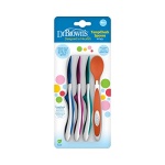Dr. Brown's Designed to Nourish TempCheck Spoons, 4-Pack, Blue - Image 3