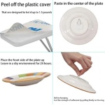 Artliving 1.25 Inch Invisible Adhesive Plate Hanger Set Vertical Plate Holders for the wall (100 pack) - Image 6