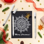 MARTCOLOR White Gel Pens Set, 6 Pack, 0.8mm Fine Point Pens Gel Ink Pens For Artists, Archival Ink Pens, White highlight Pens for Black Paper Drawing, Illustration, Sketching, Writing - Image 6