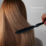3 Pieces Teasing Brush Set Bristle Hair Brush 3 Row Teasing Brush Dual Edge Brush Sturdy Styling Comb Parting Comb for Brushing, Combing, Slicking Hair for Stylist Women (Black) - Image 4