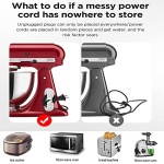 Cord Organizer for Kitchen Appliances Cord Organizer Winder Wrapper Holder 6Pcs - Image 5