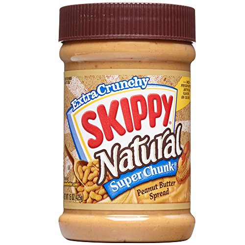 51FqyPFkJwL.jpg SKIPPY Natural Super Chunk Peanut Butter Spread, 15 Ounce (Pack of 12) - Image 1