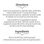 AZO Boric Acid Vaginal Suppositories, Helps Support Odor Control and Balance Vaginal PH with Clinically Studied Boric Acid, Non-GMO, 30 Count - Image 5