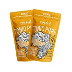 Yolélé Fonio Grain Pilaf Mix African Supergrain Ancient Grains Organic Gluten-Free Non GMO Vegan Protein Fiber Super Food Paleo-Friendly Rice Alternative, Yassa Onion, Lime, and Chili 2-Pack
