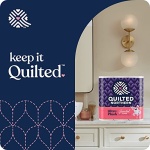 Quilted Northern Ultra Plush® Toilet Paper with Sweet Lilac & Vanilla Scented Tube, 6 Mega Rolls, 3-Ply Bath Tissue - Image 3
