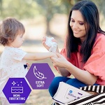 Medpride Disposable Premoistened Washcloths - Adult Cloth Wipes For Sensitive Skin- 8” x 12” Extra Soft Incontinence Wipes - Image 2