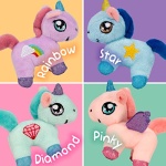 MindSprout Unicorn Mommy Stuffed with 4 Babies Inside her Tummy, for Girls 3 4 5 6 7 8 Years Old, Unicorn Toys for Girls Age 4-5, Best Birthday Gifts, Stuffed Animals Toy Age 6-8 - Image 5