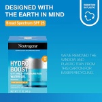 Neutrogena Hydro Boost Face Moisturizer with SPF 25, Hydrating Facial Sunscreen, Oil-Free and Non-Comedogenic Water Gel Face Lotion 1.7 oz - Image 7