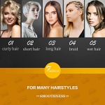 3 Pieces Teasing Brush Set Bristle Hair Brush 3 Row Teasing Brush Dual Edge Brush Sturdy Styling Comb Parting Comb for Brushing, Combing, Slicking Hair for Stylist Women (Black) - Image 2