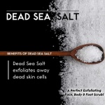 O Naturals Activated Charcoal Mens Body Scrub, Dead Sea Salt Scrub for Men, Anti-Aging Mens Skin Care, Charcoal Natural Body Exfoliating Scrub, Mens Face Scrub, Hand scrub & Body Polish 18oz - Image 4