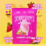 SKINNYDIPPED Strawberry Lemonade Almonds, Limited Edition, Healthy Snack, Plant Protein, Gluten Free, 3.5 oz Resealable Bags, Pack of 5 - Image 5