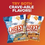 Pure Protein Cheesy Crackers, Cheddar, High Protein Snack, 12G Protein, 1.34 oz, 12 Count - Image 2