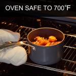 MSMK 2.5 Quart Saucepan with lid, Stay-Cool Handle, Burnt also Nonstick, Scratch-resistant, Induction Cooking Pot - Image 4