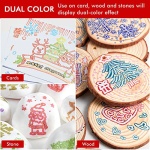 Shuttle Art 28 Pack Double Line Outline Markers, 14 Silver and 14 Gold Colors Squiggles Shimmer Markers Set, Self Outline Metallic Marker Pens for Drawing, Christmas Greeting Card, DIY Crafts - Image 7