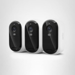 Arlo Essential Security Camera 2K (3rd Gen, 2025 Release) - Wireless Outdoor Camera, Battery Power, Person Recognition, Package Detection, Animated Preview, 1-Month Trial of Secure Plan, 3 Cam, White - Image 2