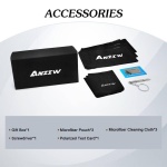 ANZIW Polarized Sunglasses Men Women,Semi Rimless Retro Shades UV400 Protection - Image 2