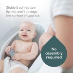 Angelcare Baby Bath Support (Gray) | Ideal for Babies Less Than 6 Months Old - Image 7