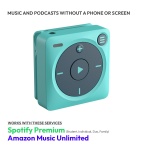 Mighty 3 Spotify & Amazon Music Player (2026 Edition) – Portable, Screen-Free, Works Offline – Compatible with Bluetooth & Wired Headphones – Stores 1,000+ Songs – No Phone Required (Blue) - Image 6