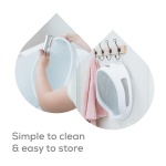 Angelcare Baby Bath Support (Gray) | Ideal for Babies Less Than 6 Months Old - Image 4