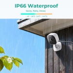 4MP Cameras for Home Security with Audio and Video, Outdoor Security Camera Indoor, 2.4g/5g Cameras for House/Pet/baby, Plug and Play, Work with Alexa, Support 128G Card Storage (Not Included), Wired - Image 7