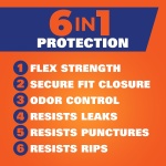 Hefty Ultra Strong Tall Kitchen Trash Bags, Lavender & Sweet Vanilla Scent, 13 Gallon, 80 Count - Image 8