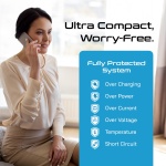 Ceptics 35W Universal Travel Adapter Kit – 2 USA sockets, USB-A, USBC, 1x PD 35W USB-C and USBC Cable, Surge Protected, Plugs for EU, UK, China, AU, Japan - for Laptop, Phone, Camera-ETL Tested - Image 2