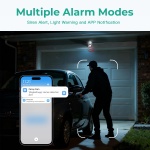 4MP Cameras for Home Security with Audio and Video, Outdoor Security Camera Indoor, 2.4g/5g Cameras for House/Pet/baby, Plug and Play, Work with Alexa, Support 128G Card Storage (Not Included), Wired - Image 2