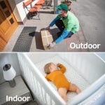 4MP Cameras for Home Security with Audio and Video, Outdoor Security Camera Indoor, 2.4g/5g Cameras for House/Pet/baby, Plug and Play, Work with Alexa, Support 128G Card Storage (Not Included), Wired - Image 4