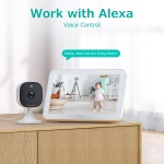 4MP Cameras for Home Security with Audio and Video, Outdoor Security Camera Indoor, 2.4g/5g Cameras for House/Pet/baby, Plug and Play, Work with Alexa, Support 128G Card Storage (Not Included), Wired - Image 3