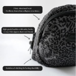 Tushbaby Ergonomic Hip Seat Carrier- for Babies and Toddlers 0-3yrs, Safety Approved, Structured Support, Convenient Pockets, Feeding Aid, Durable YKK Zippers, Foam-Free Build, (Jaguar) - Image 5