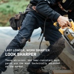 TRUEWERK Men's Work Pants - T2 WerkPant Technical Workwear, 34W x 32L, Deep Grey - Image 6